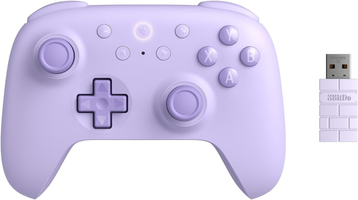 8BitDo Ultimate 2C Kablosuz Oyun Kolu - Mor