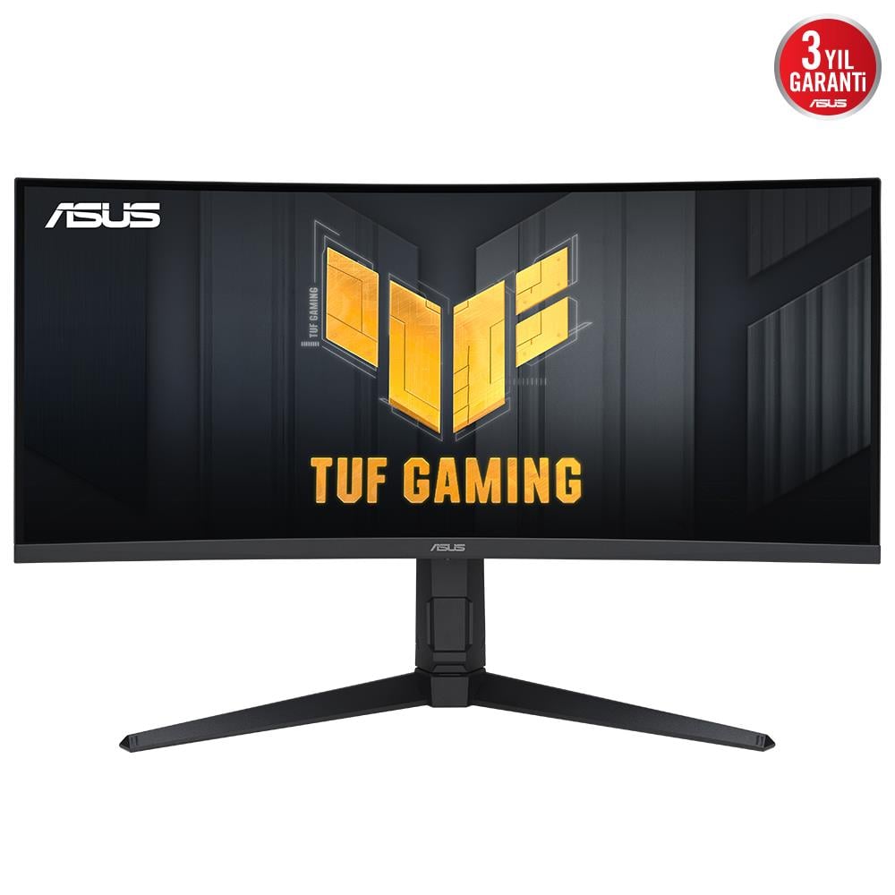 34  ASUS TUF GAMING VG34VQL3A 34 HDR VA KAVISLI FREESYNC 3440x1440 1MS 180HZ DP HDMI USB MM VESA 3YIL EYECARE YUKSEKLIK AYARI 125 Srgb Monitör