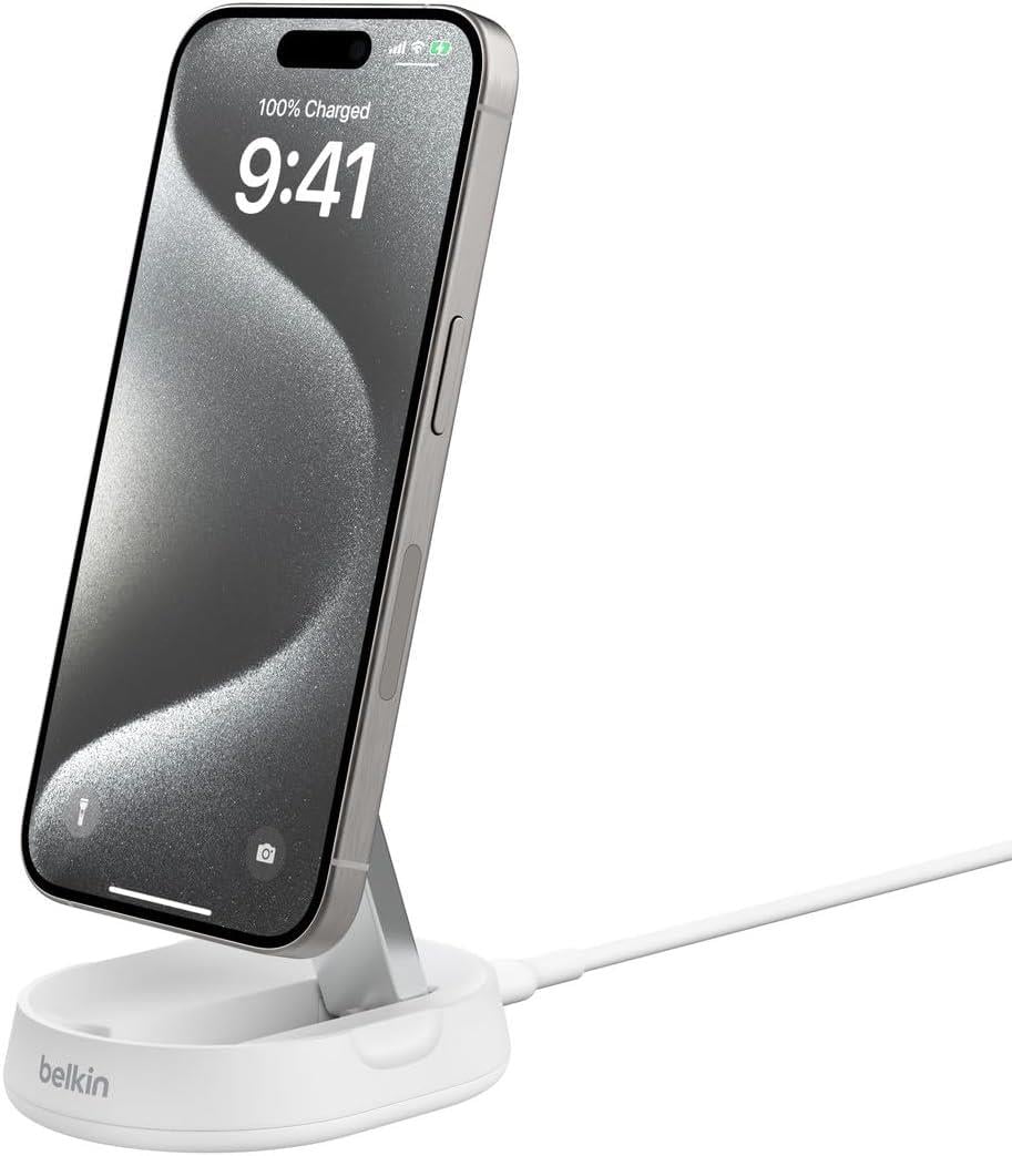 Belkin BoostCharge Pro MagSafe Katlanabilir Manyetik Kablosuz Şarj Cihazı 15W Qi2 Şarj Standı