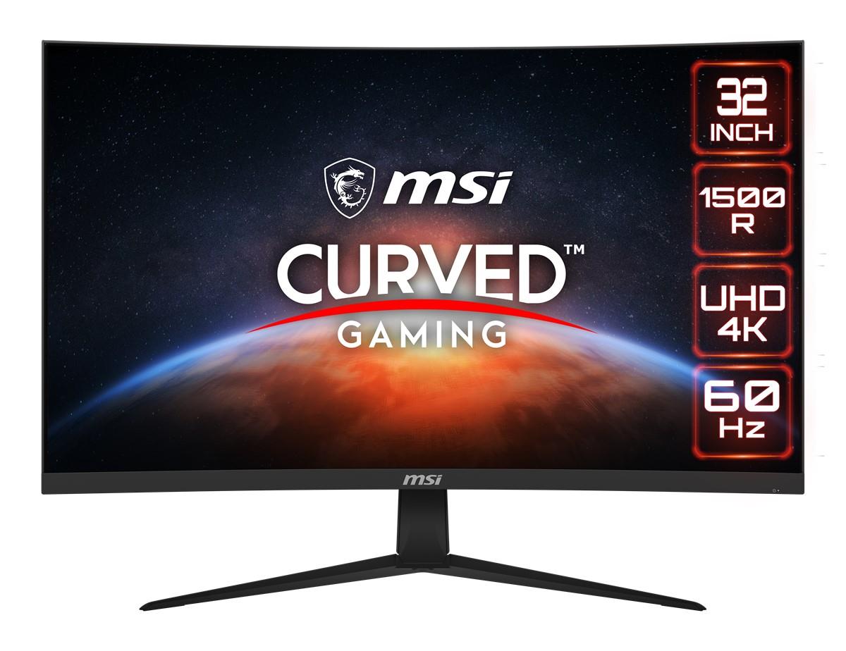 31.5 MSI G321CUV CURVED 1500R VA 3840X2160 (UHD) 16:9 60HZ 4MS HDR READY GAMING MONITOR