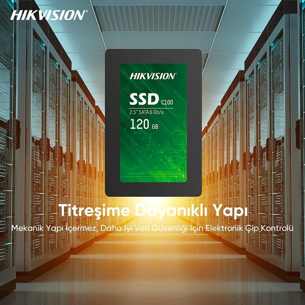 Hikvision 120GB 460MB/s-360MB/s SATA 3 2.5' SSD HS-SSD-C100/120G - Nethouse
