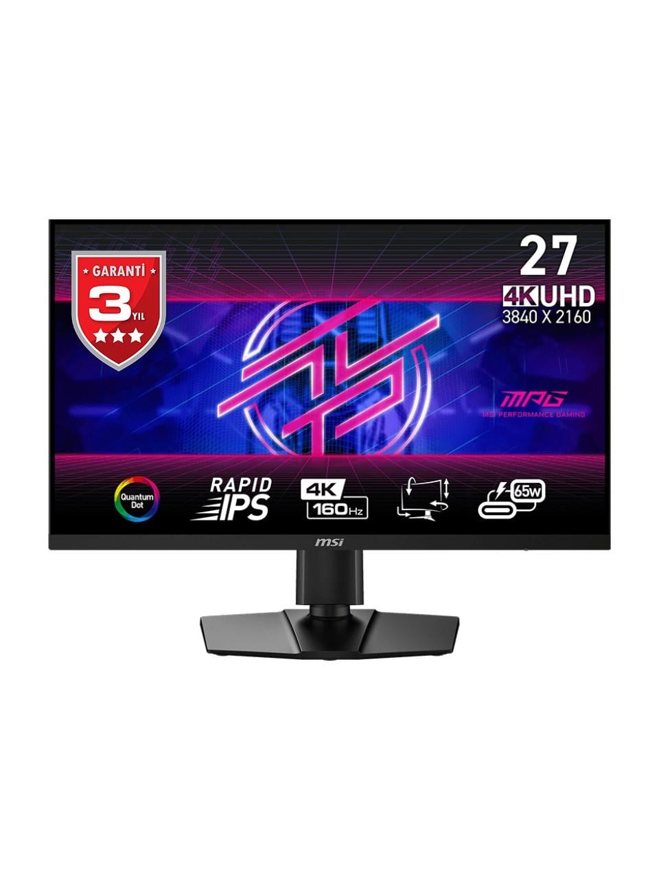 MSI 27 MPG 274URF QD RAPID IPS 3840x2160 (UHD) 16:9 160HZ 1MS 