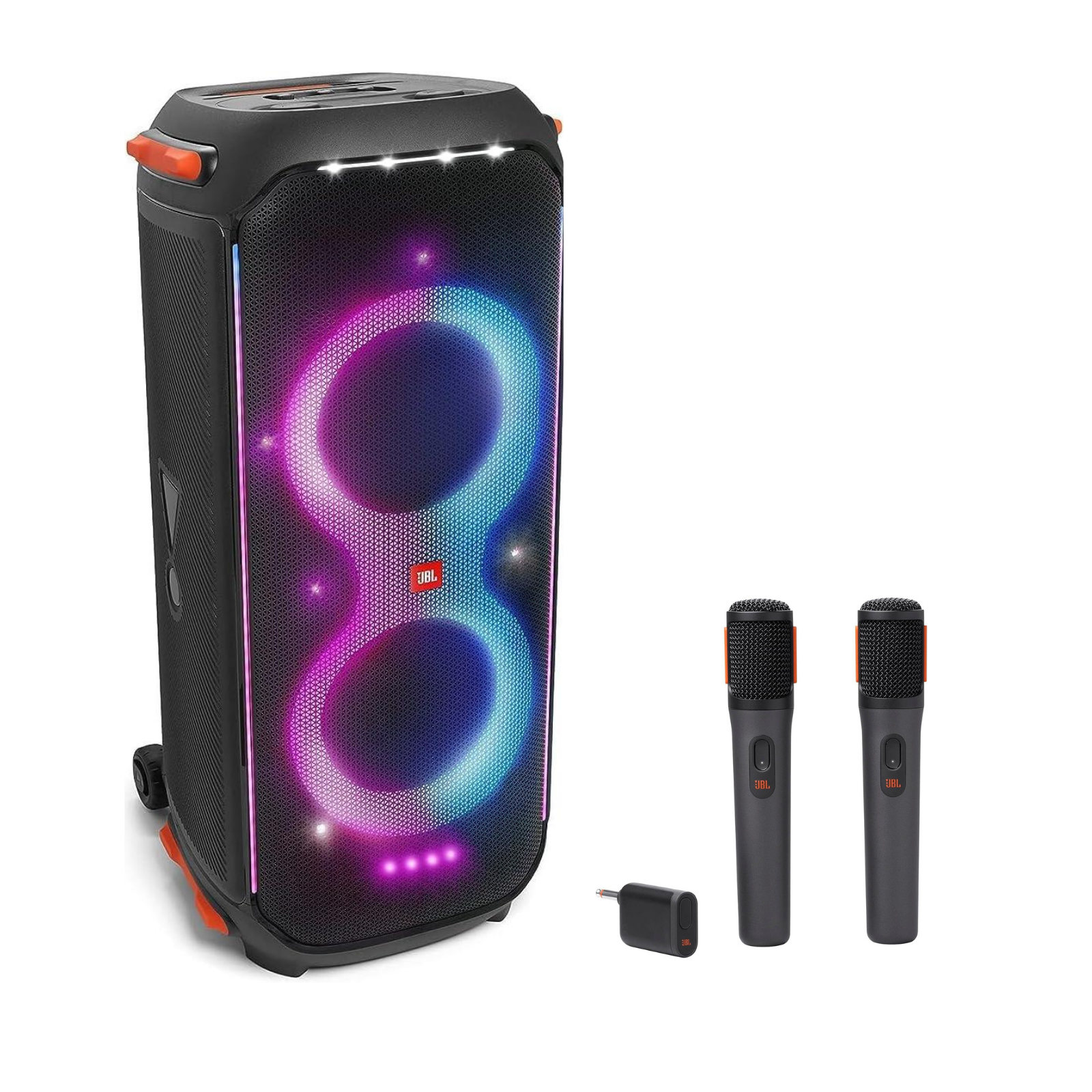 JBL Partybox 710 Bluetooth Hoparlör ve Partybox ve 2'li Kablosuz Mikrofon Set