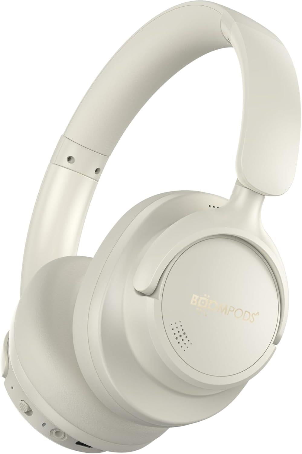 Boompods Headpods ANC+, Bluetooth Kulaküstü Kulaklık, Kum Beji