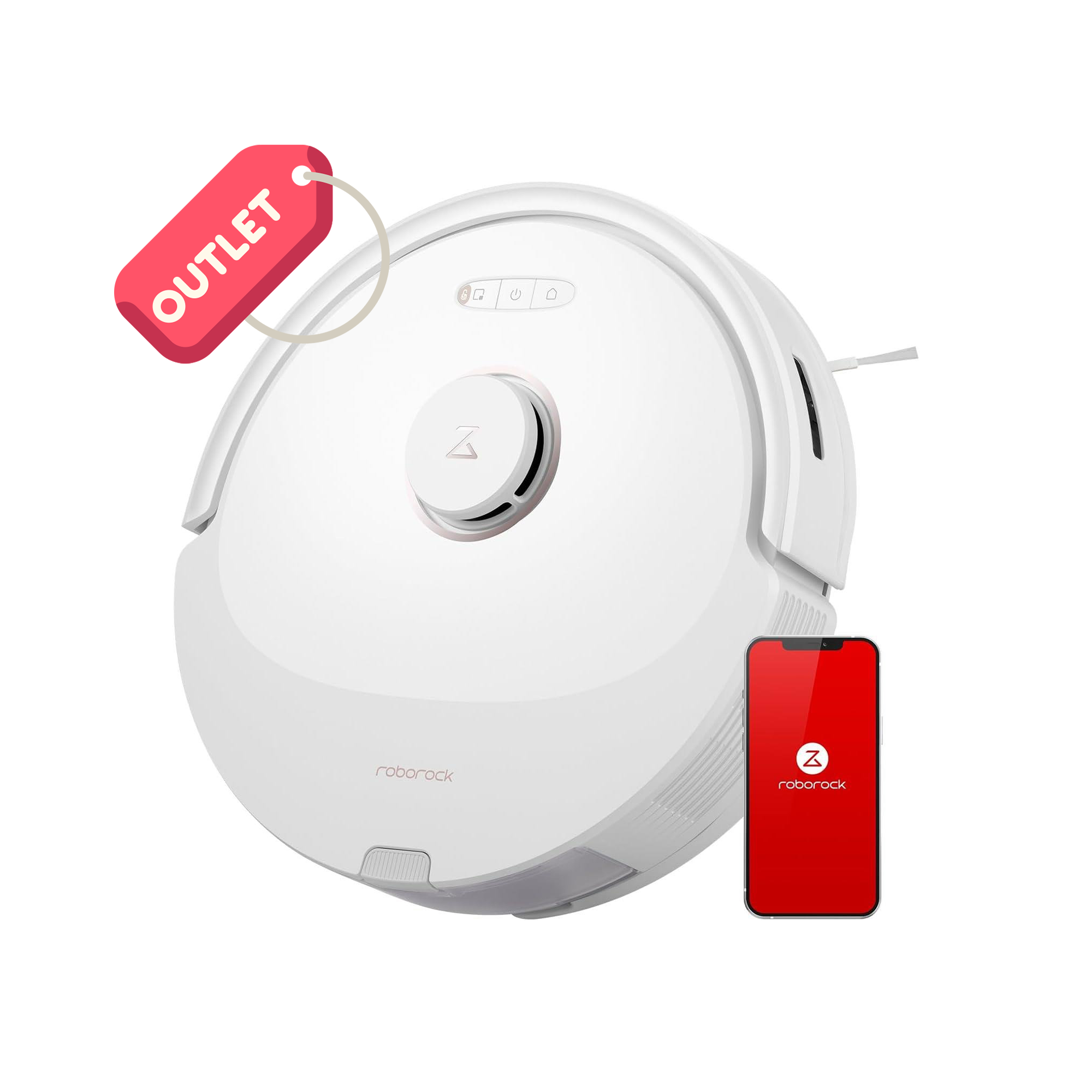 OUTLET Roborock Q8 Max Robot Süpürge - Beyaz