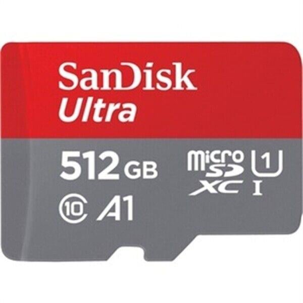 Sandisk 512 GB Microsdxc Ultra A1 120MB/SN Uhs-I C10 U1 SDSQUA4-512G-GN6MN