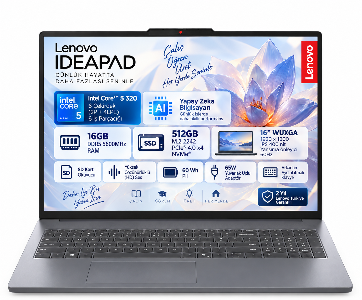 Lenovo IdeaPad Slim 3 16IWC11 Intel Core 5 320 16GB 512GB SSD 16
