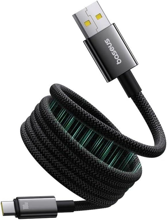 Baseus Tungsten Gold Manyetik Kablo 100W Siyah P10319805111-02