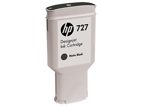 HP C1Q12A (727) MAT SIYAH 300 ML GENIS FORMAT MUREKKEP KARTUSU