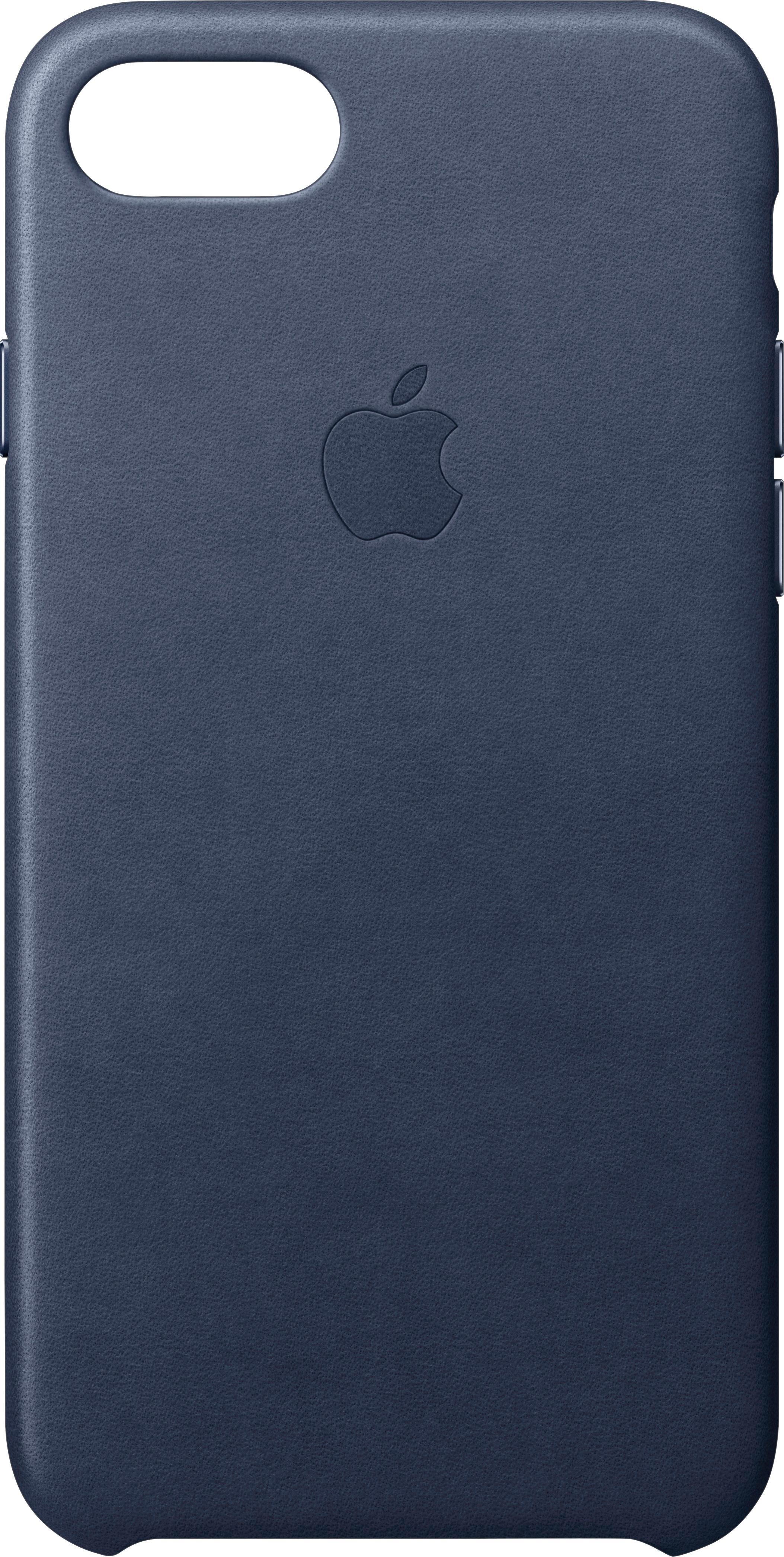 Apple iPhone 8 - 7 Deri Kılıf Gece Mavisi