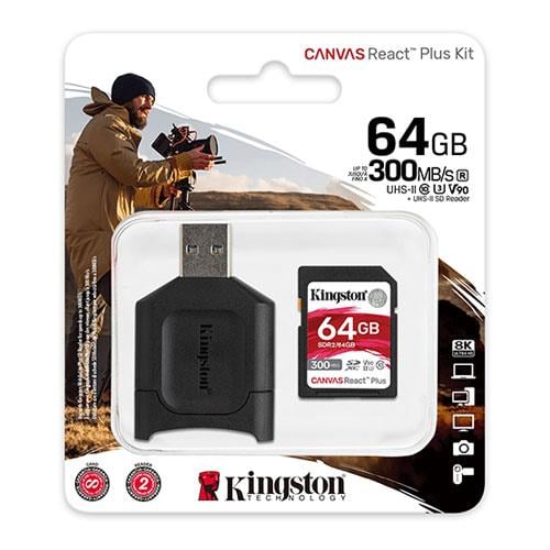 KINGSTON 64GB SDR2+SD Okuyucu MLPR2/64GB