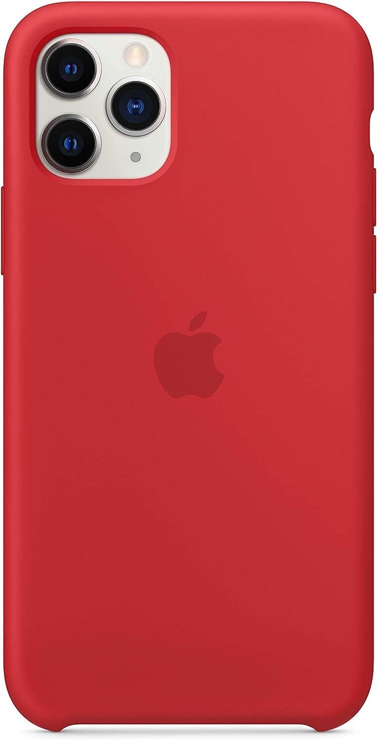 Apple iPhone 11 Pro Silikon Kılıf Product Red