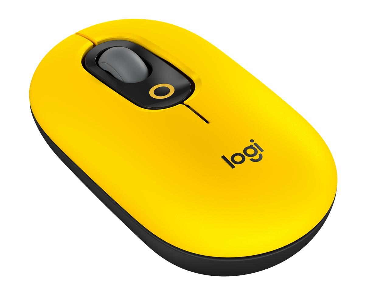 LOGITECH POP MOUSE BLAST EMOJİ TUŞLU SESSİZ KABLOSUZ MOUSE - SARI&SİYAH 910-006546