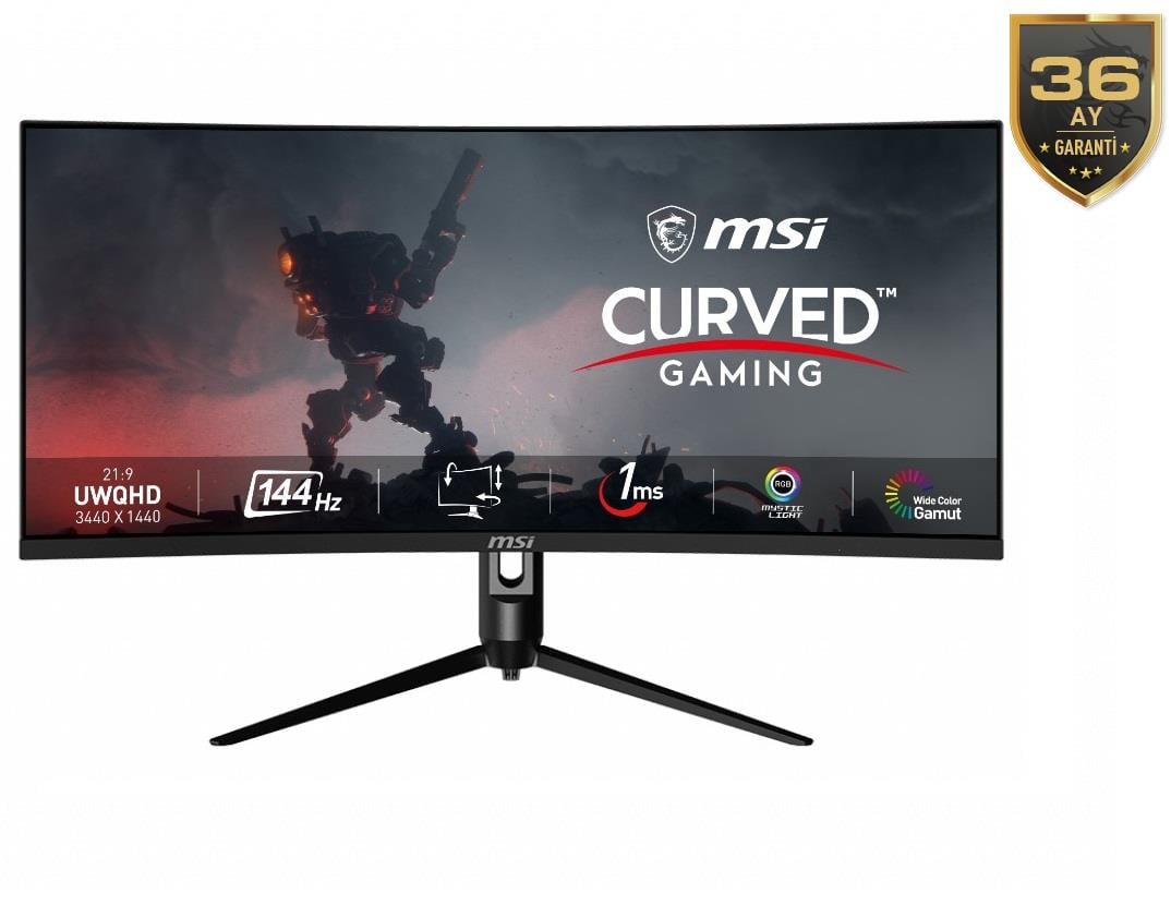 MSI OPTIX MAG342CQR 34 CURVE 1500R VA 3440x1440 (UWQHD) 21:9 144HZ 1MS ADAPTIVE-SYNC GAMING MONITOR