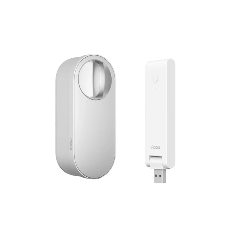 Aqara Akıllı Kapı Kilidi U200-Lite-Beyaz ve M100 Hub (Apple Home Destekli)