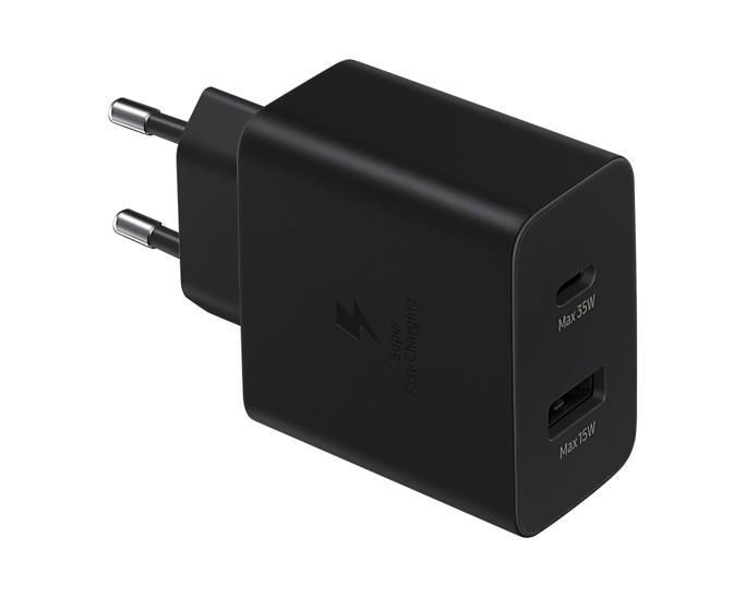 Samsung EP-TA220N TypeA&C İki Çıkışlı 35W Hızlı Şarj Cihazı - Siyah