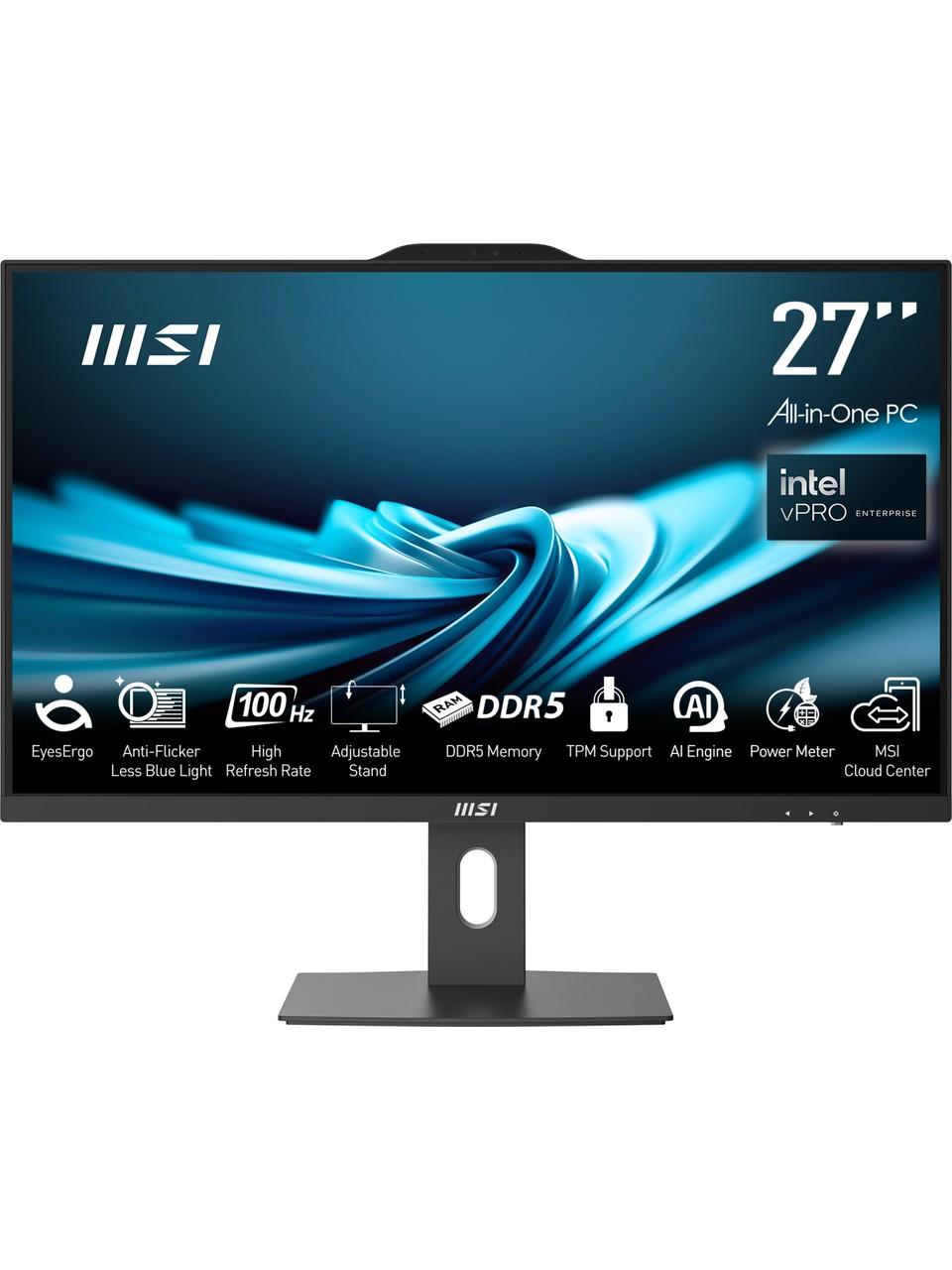 MSI PRO AP272P 14MQ-864EU 27 FHD (1920X1080) I7-14700 16GB DDR5 1TB SSD W11P SIYAH AIO PC