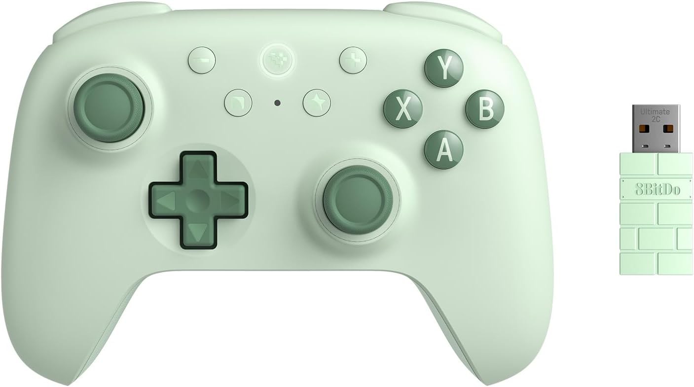 8BitDo Ultimate 2C Kablosuz Oyun Kolu - Yeşil