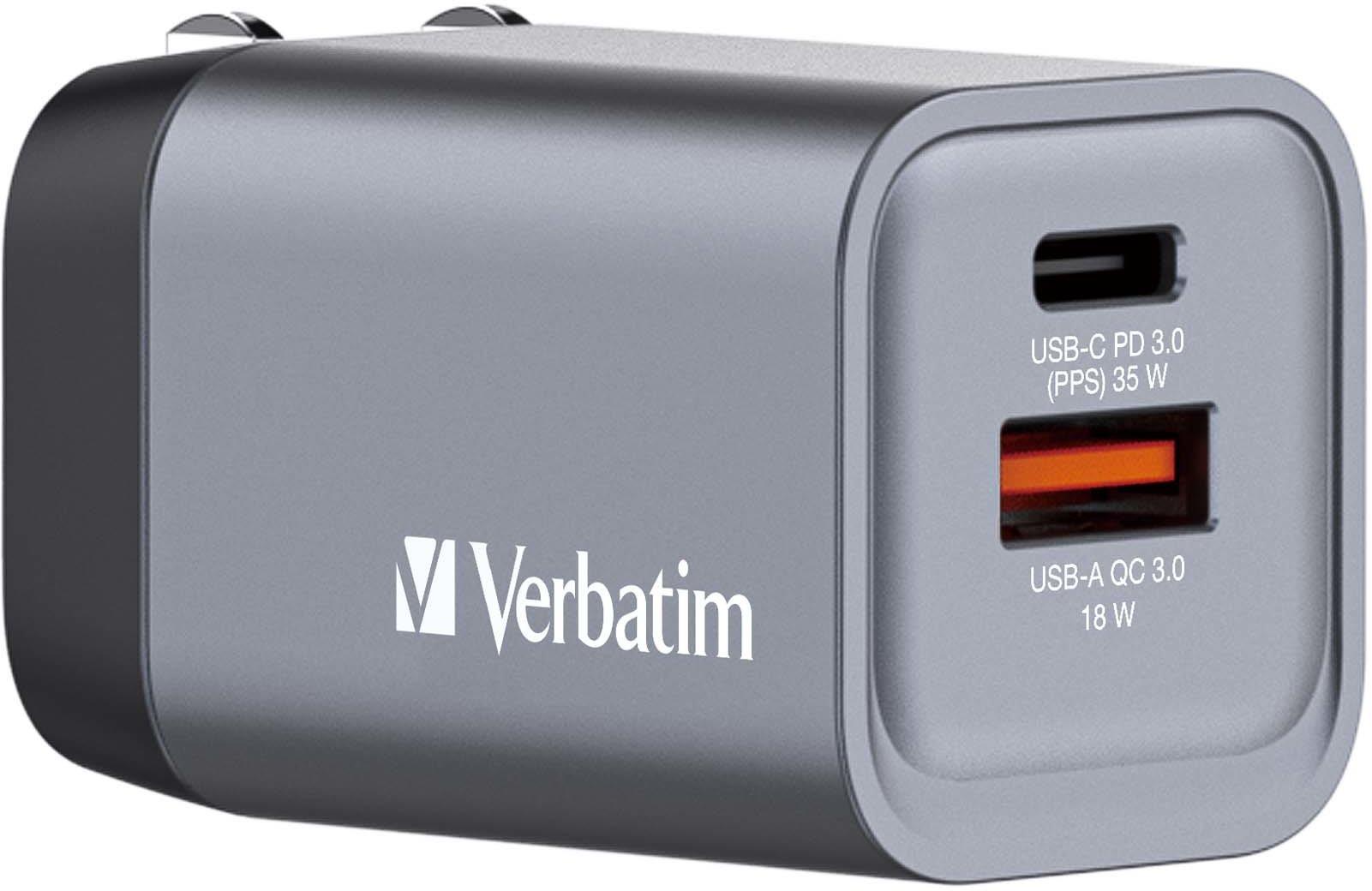 Verbatim 32200 GNC-35 3-Bağlantı Noktalı 35W GaN Duvar Şarj Cihazı