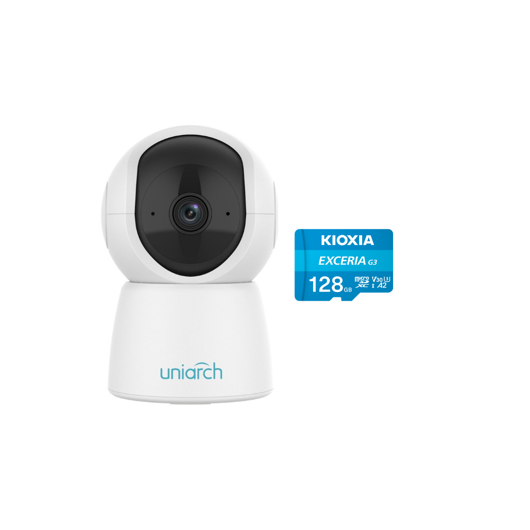 Uniarch Uho-S2-M3 3MP Kamera-Kioxia 128GB Hafıza Kartı