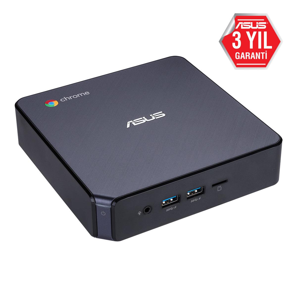 ASUS CHROMEBOX3-N7048U INTEL CORE I7-8550U 4GB RAM 32GB SSD CHROME OS MINI MASAUSTU PC