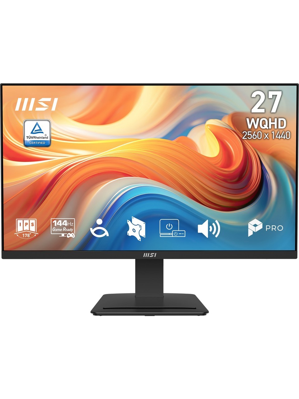 MSI 27 PRO MP273Q E14 2560x1440 (WQHD) 16:9 FLAT IPS 144HZ 1MS (MPRT) ADAPTIVE-SYNC MONITOR