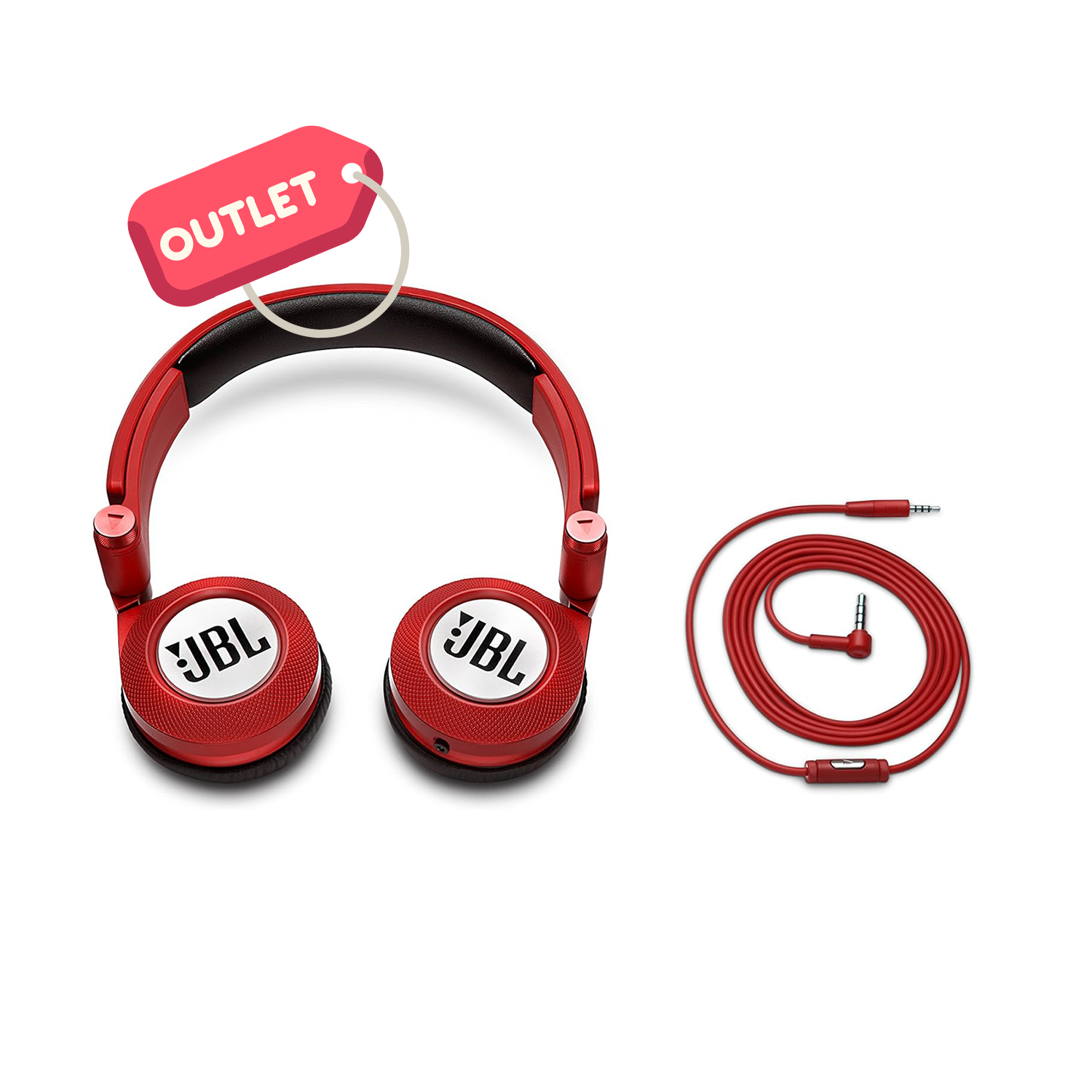 OUTLET JBL Synchros E30 Kablolu Kulaklık - Kırmızı