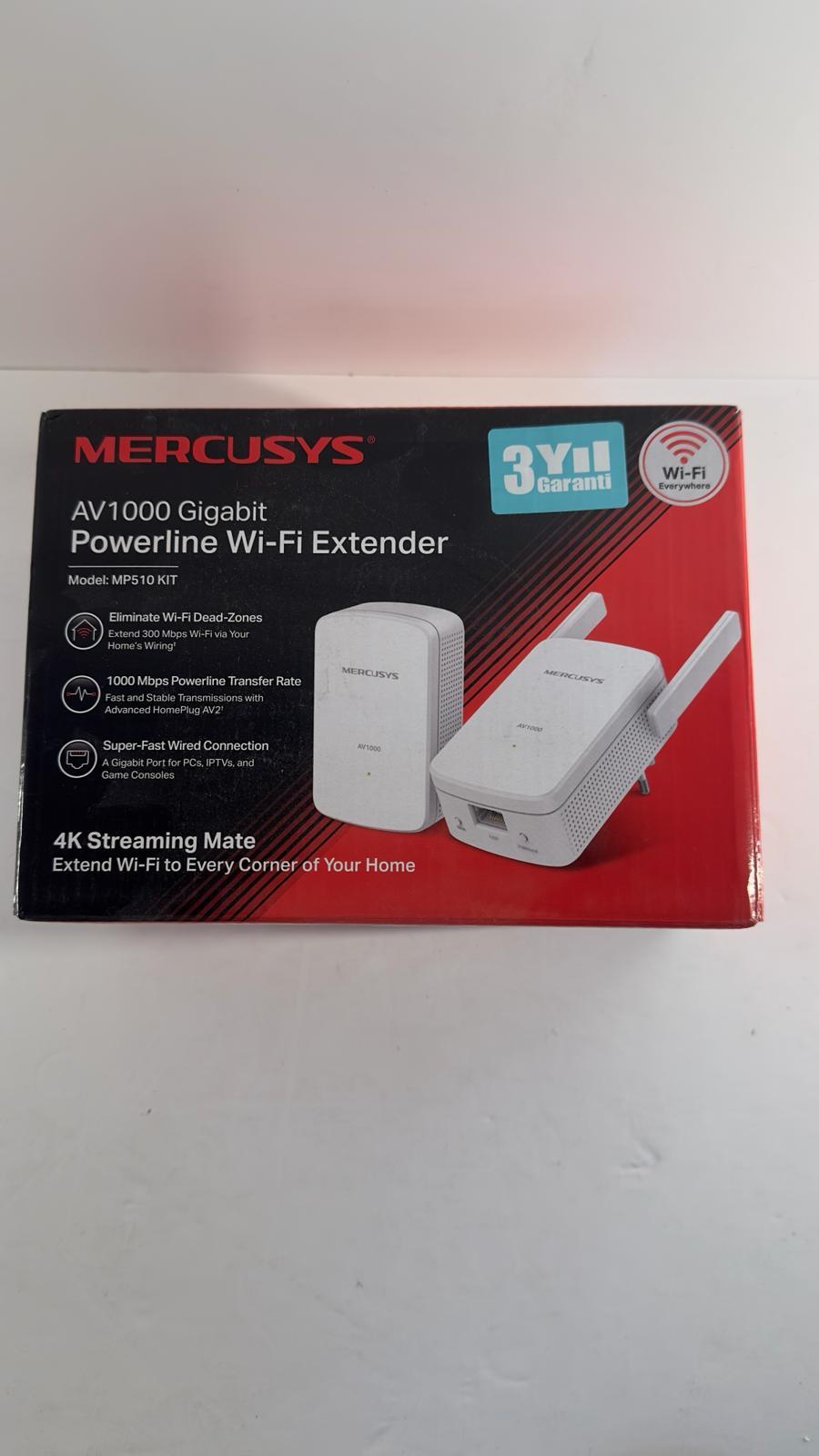 OUTLET MERCUSYS MP510 KIT, AV1000 Gigabit Powerline WiFi Kit