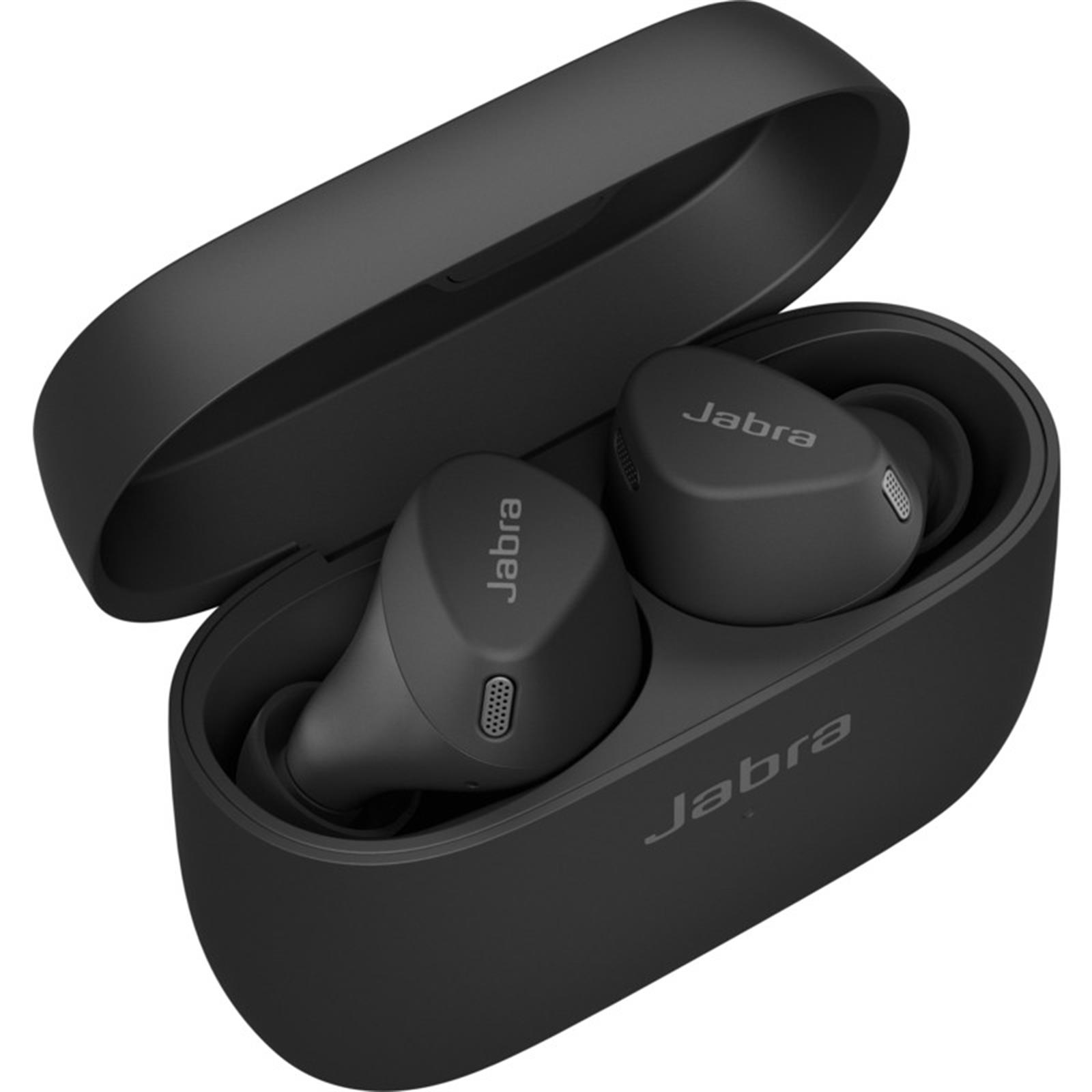 Jabra Elite 4 Active Kulak ci Bluetooth Kulakl k Guvenli Aktif Oturma Ozelli i ile Kulak ci Bluetooth Kulakl k 4 Dahili Mikrofon Aktif Gurultu Engelleme ve Ayarlanabilir HearThrough Siyah Nethouse