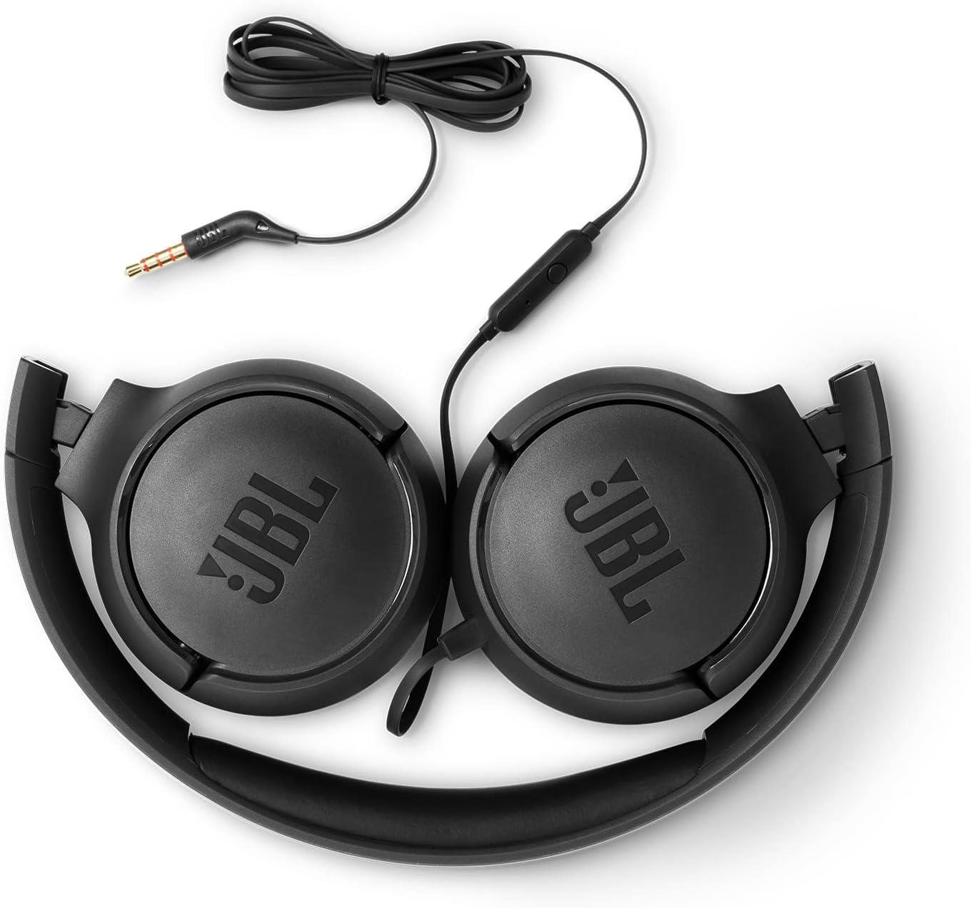 JBL Tune 500 Kulaküstü Kablolu Kulaklık - Siyah - Nethouse