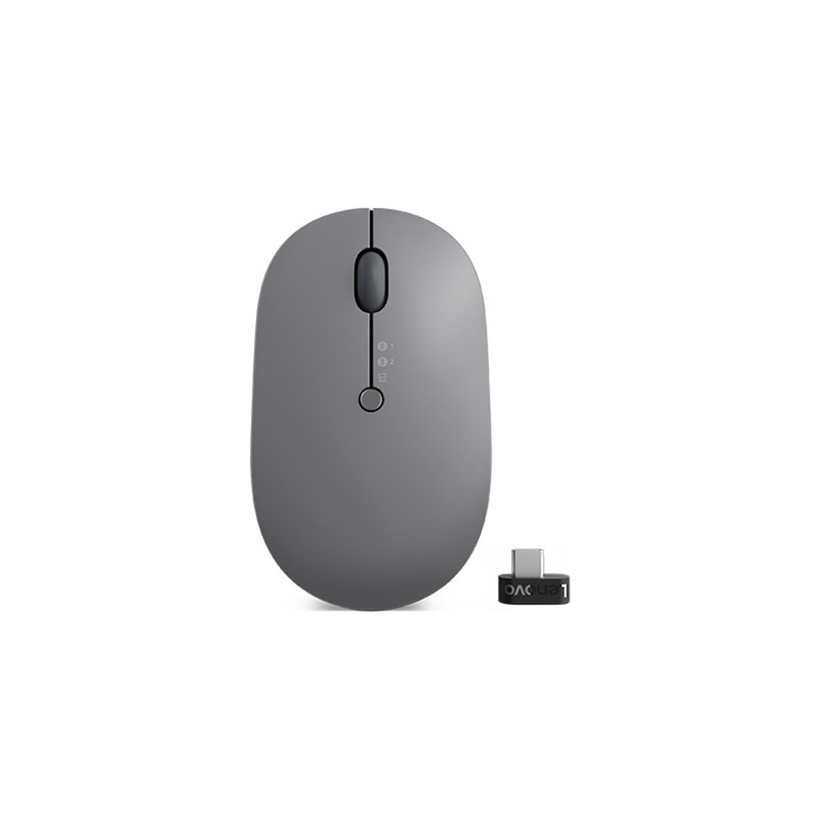 Lenovo Go Wireless Multi-device Rf Wireless + Bluetooth + Usb Type-a Optik 2400 Dpı Mouse Gri