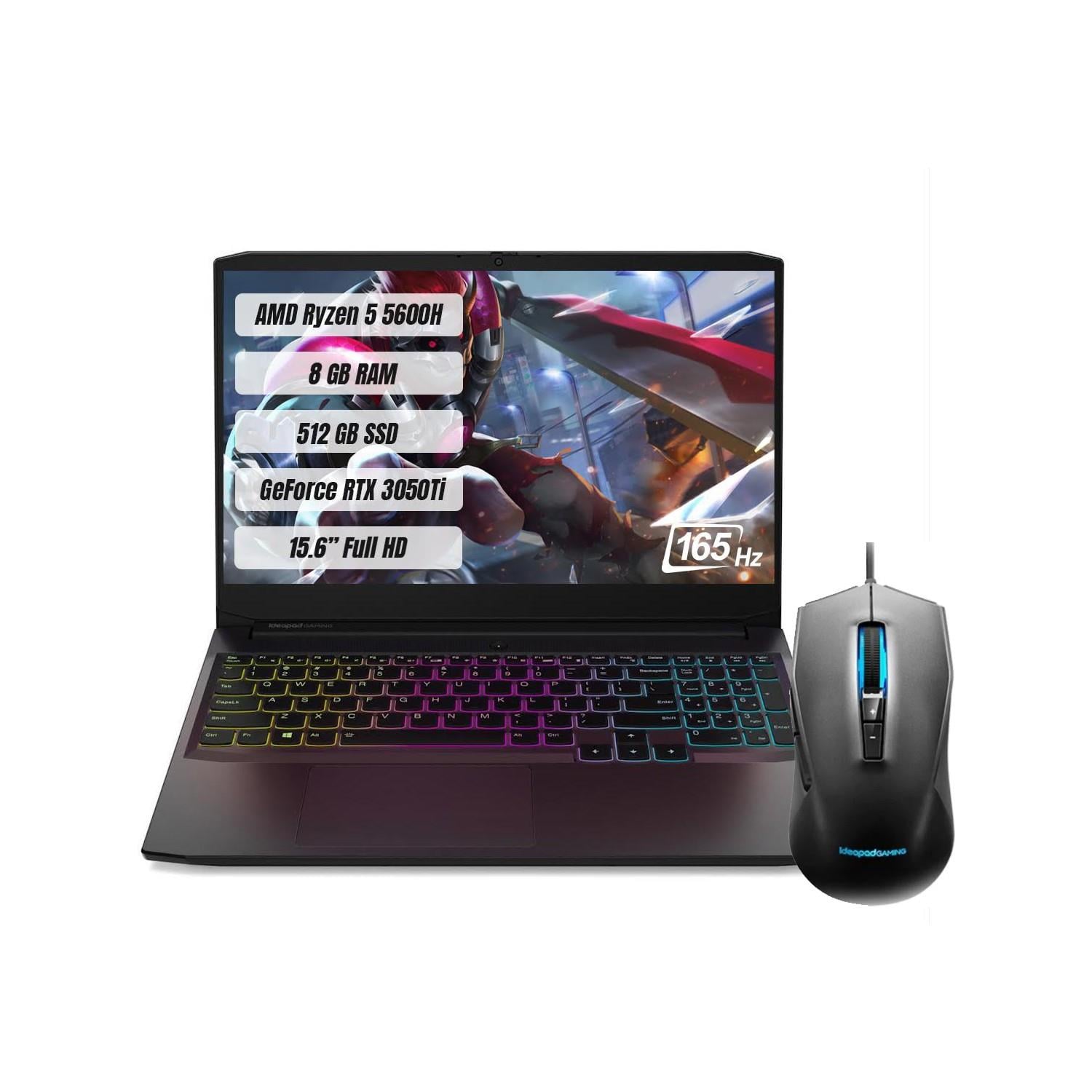 Lenovo IdeaPad Gaming 3 AMD Ryzen 5 5600H 8GB 512GB SSD RTX3050Ti Freedos 15.6