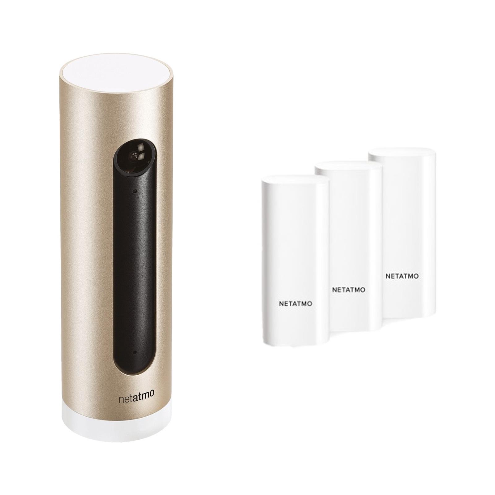 NETATMO Akıllı İç Mekan Güvenlik Kamerası NSC01-EU + Kapı Pencere Sensörü DTG-EC