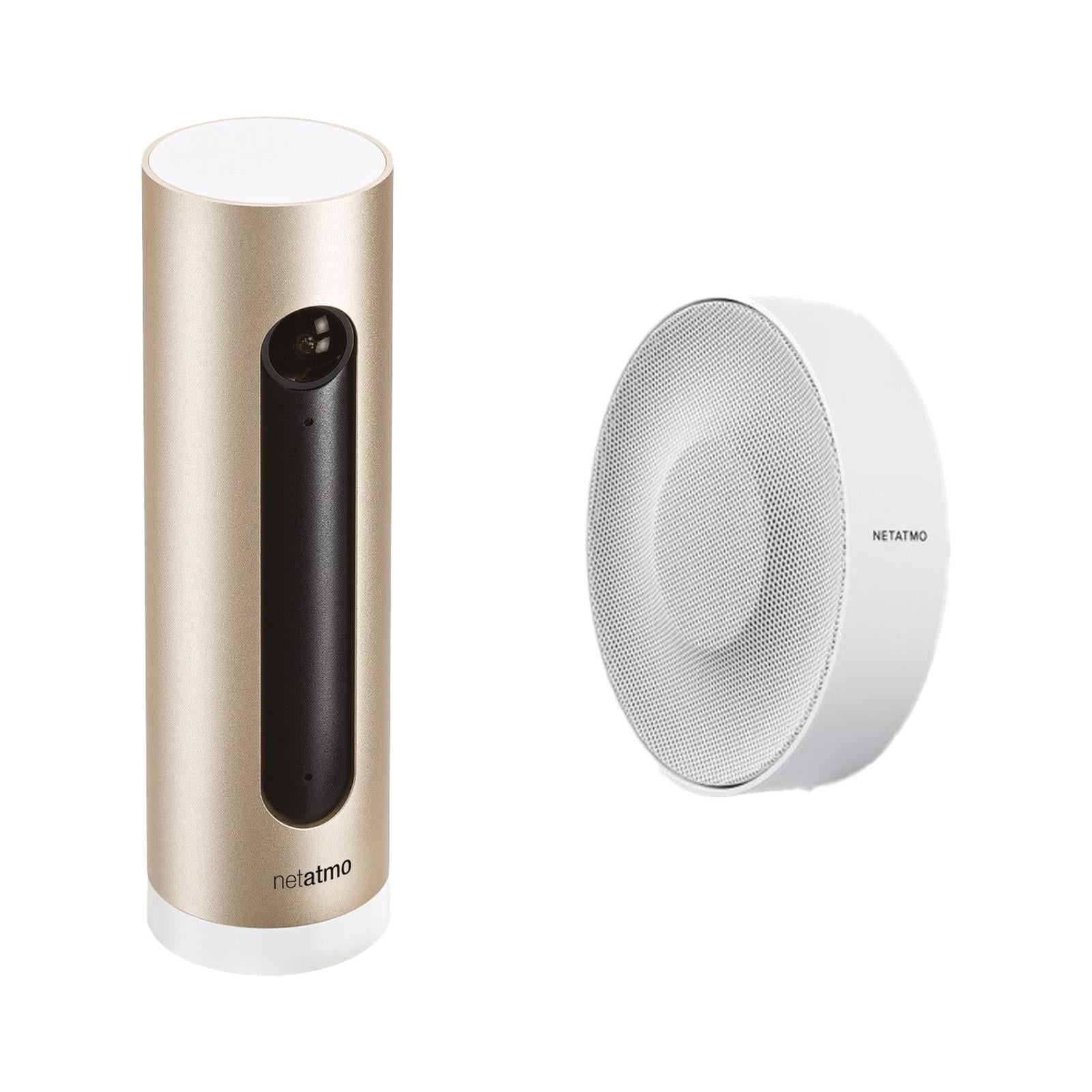 NETATMO Akıllı İç Mekan Güvenlik Kamerası NSC01-EU + Akıllı İç Mekan Siren NIS01-EU 