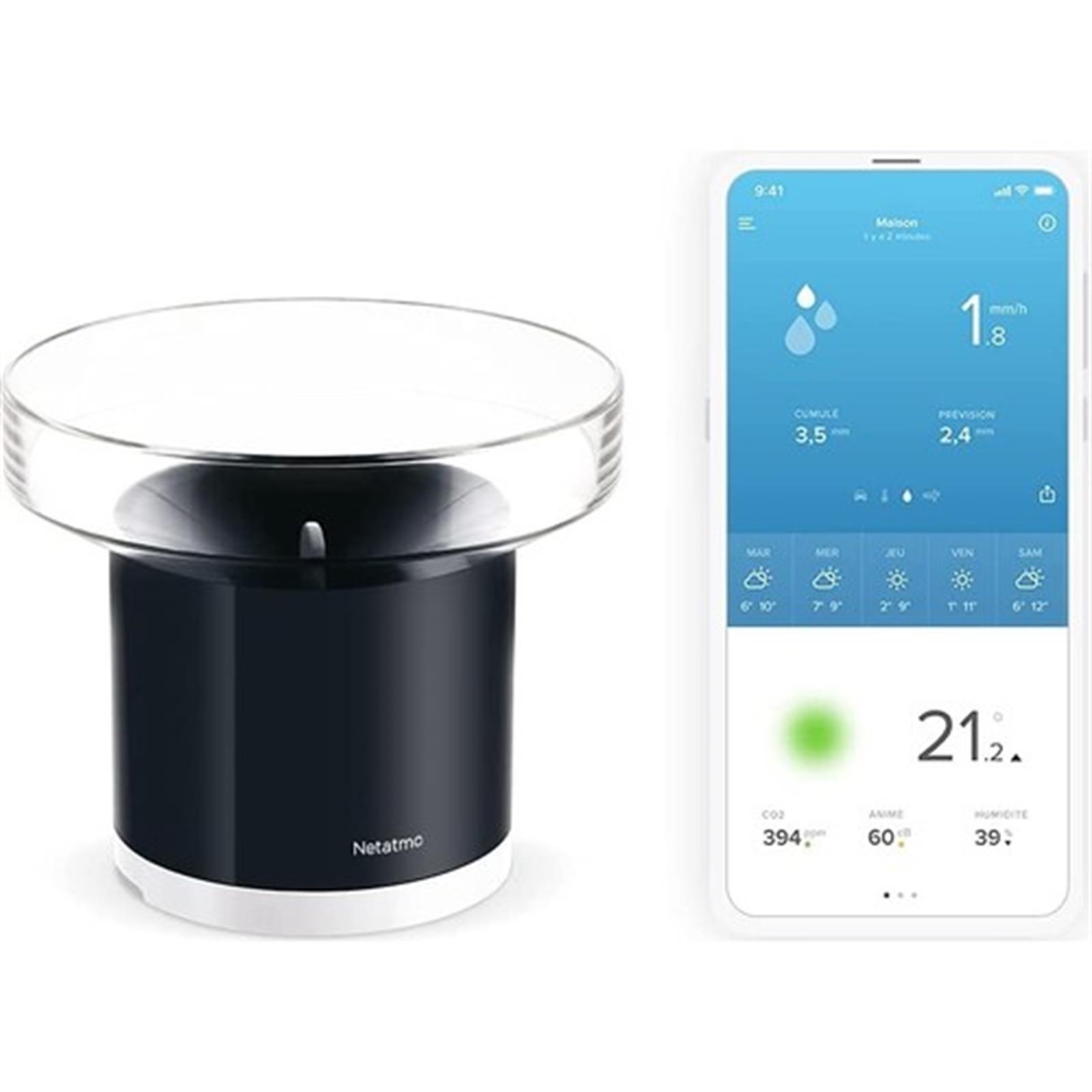 NETATMO Yağmur Göstergesi NRG01-WW +  Duvar Montaj Aparatı NWM01-WW