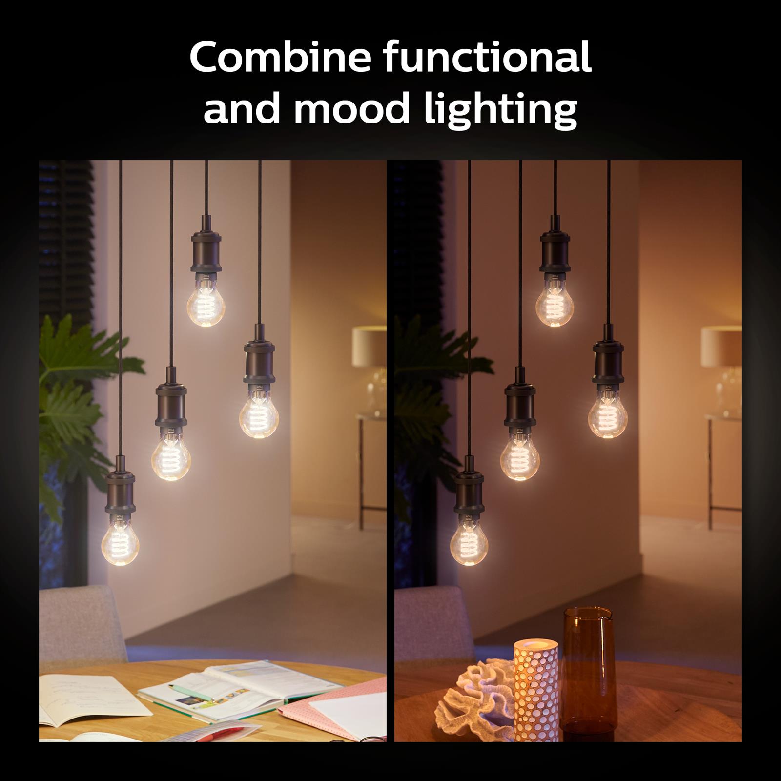 Philips Hue White Ambiance E27 Ak ll Led Filament Ampul Tekli