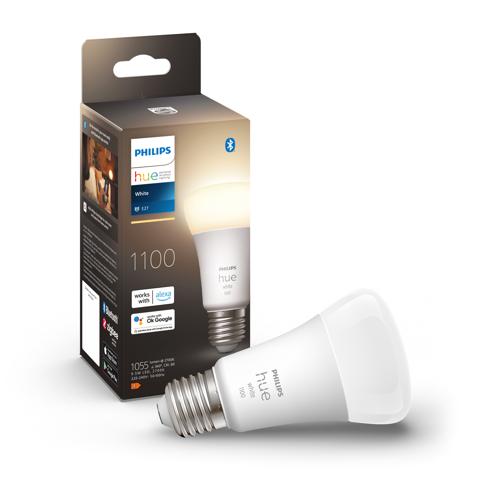 Philips 9.5-75w Beyaz Akıllı Ampul E27 Bluetooth Özellikli 929002469202