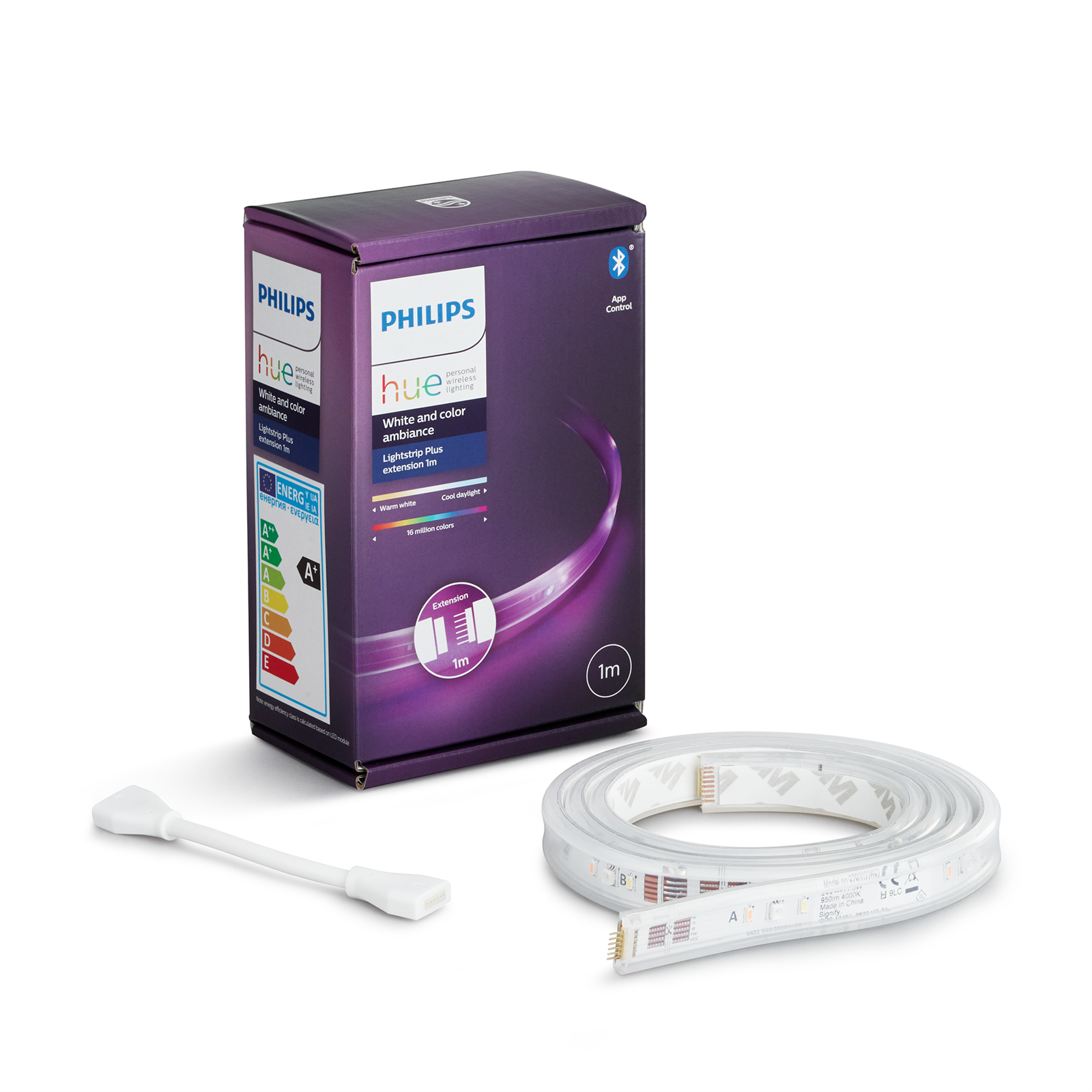 Philips Hue Akll Led Şerit 1 Metre V4 Bluetooth Özellikli, Güç Adaptörü Dahil Değildir.