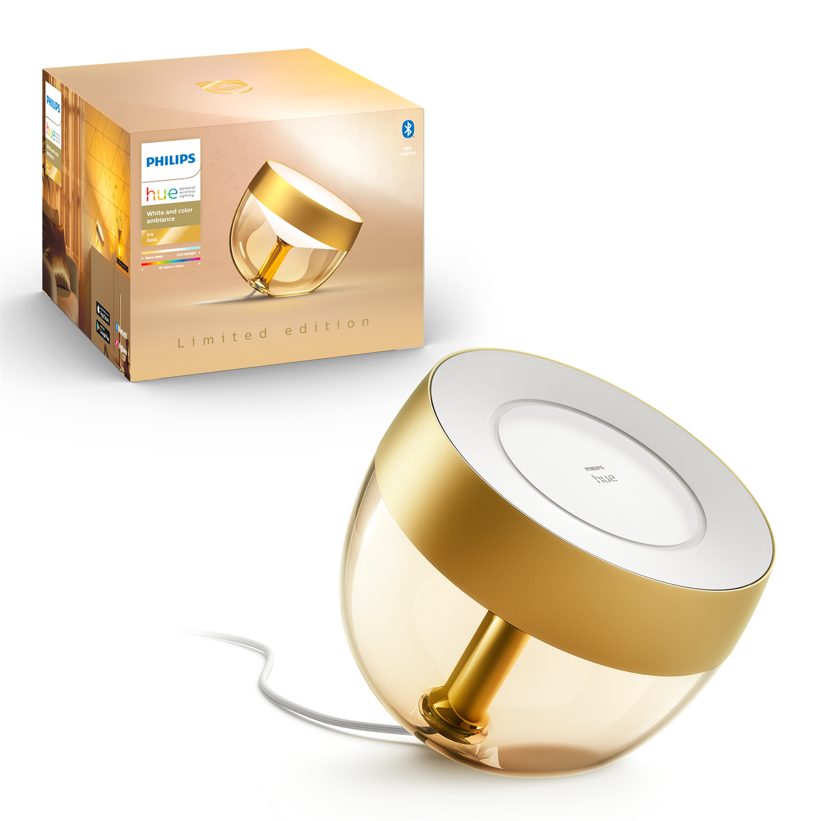 Philips Hue Iris Gold V4 Akıllı Masa Lambası - 929002376402