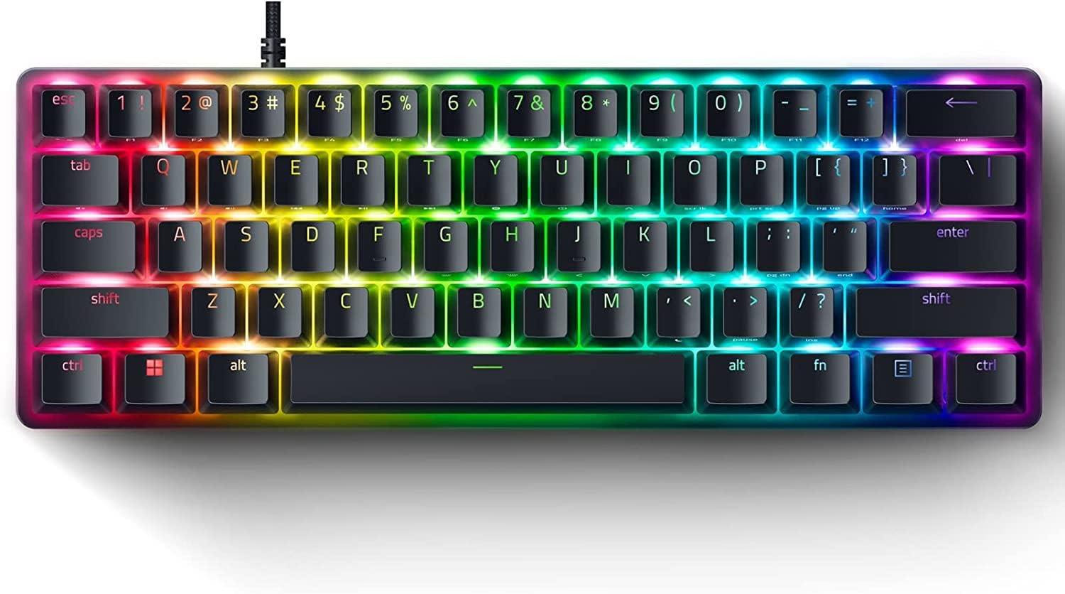 Razer Huntsman Mini Purple Switch RGB İngilizce Kablolu Gaming Klavye (RZ03-03390100-R3M1)