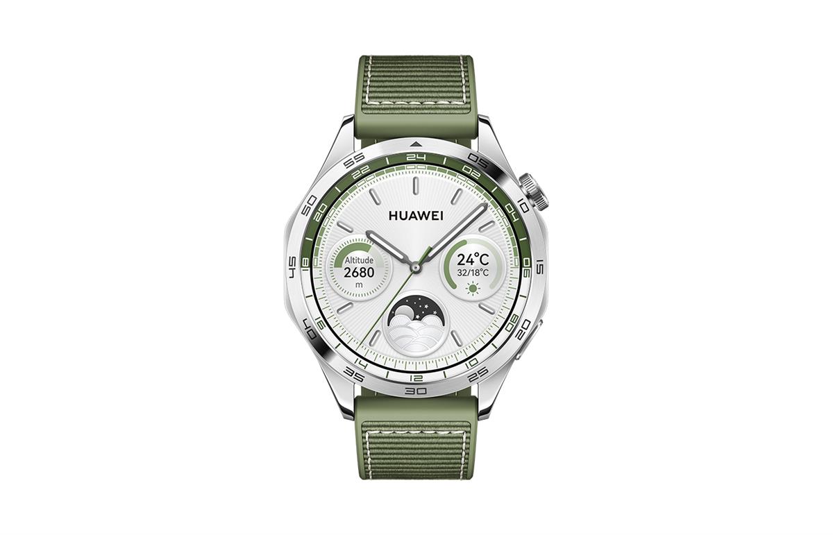 Huawei グリーン 4 GT WATCH HUAWEI Watch Yeşil - Saat Akıllı 4 GT ラウンド用品・アクセサリー