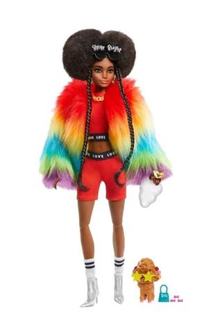 Barbie Extra Renkli Ceketli Bebek - GVR04