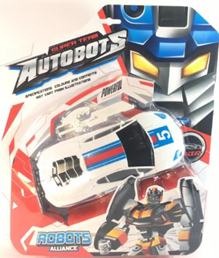 Yarış Arabası Transformers - SD-126 - Beyaz