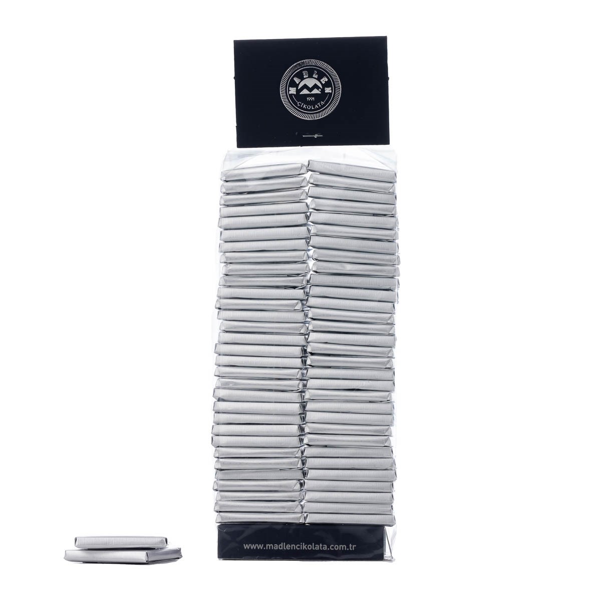 Gümüş Sargılı Sütlü Madlen Çikolata 500g
