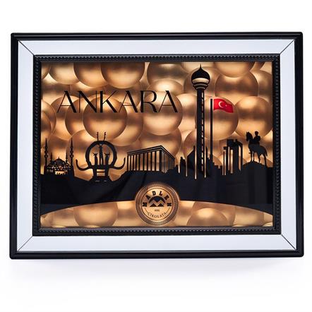 Ankara Silüeti Tablo Kutu Çikolata
