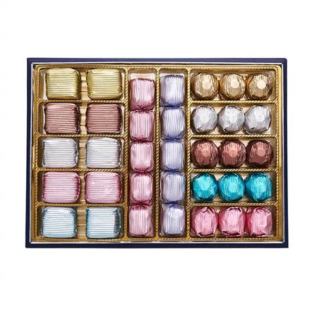Hediyelik Yaldızlı Çikolata Kutusu 830g