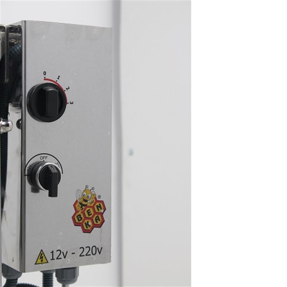 3-12 Çerçeveli Bal Süzme Makinesi Motorlu 12V-220V AISI 304
