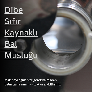 4 Çerçeveli Bal Süzme Makinesi Dadant Manuel AISI 304