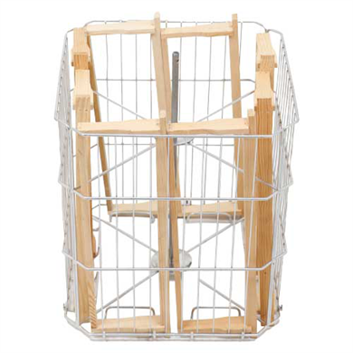 4 Çerçeveli Bal Süzme Makinesi Jumbo Dadant Manuel 304 Sepet