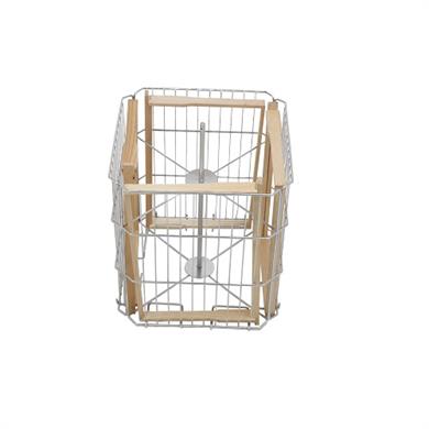 4 Çerçeveli Bal Süzme Makinesi Jumbo Dadant Manuel 304 Sepet